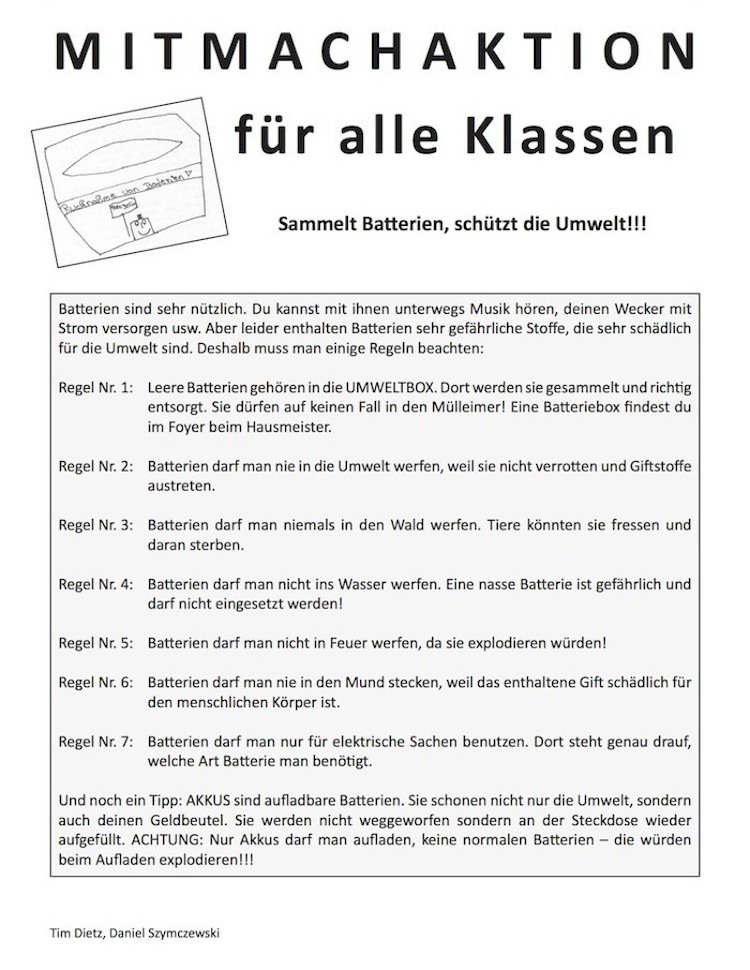 Batterien Batterien