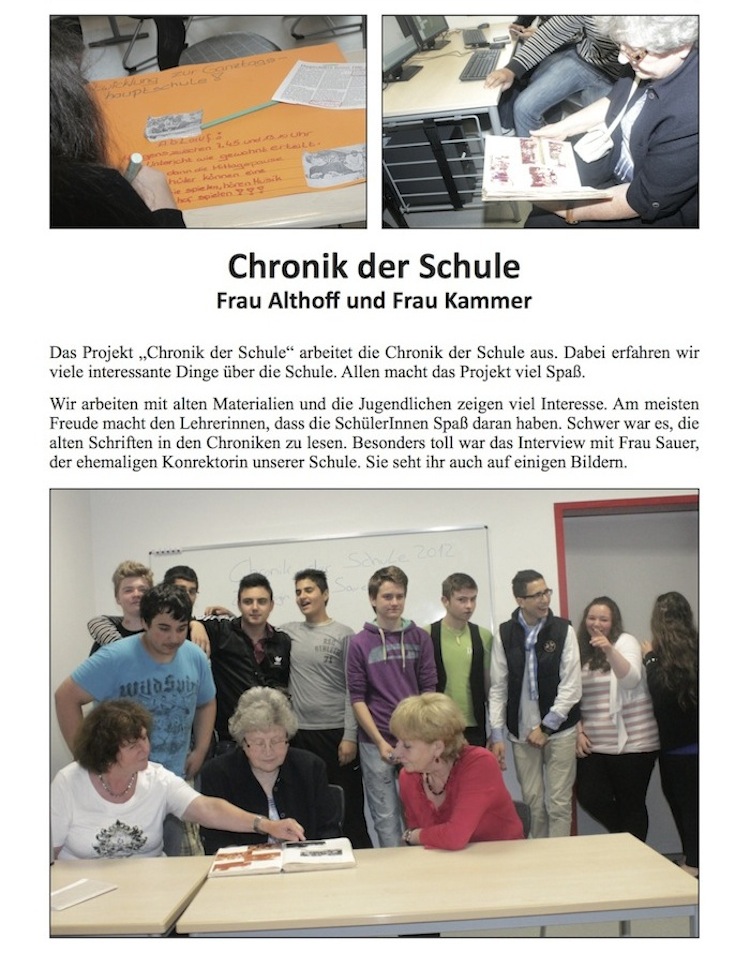 Frau Sauer - ehem. Konrektorin