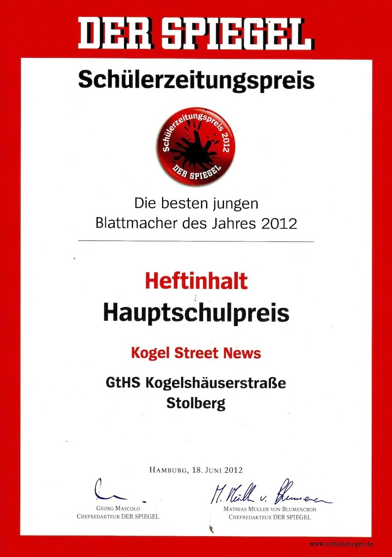 Spiegel 2012 Spiegel 2012