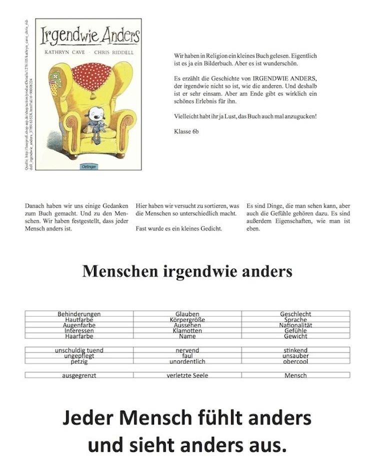 Menschen irgendwie anders Menschen irgendwie anders