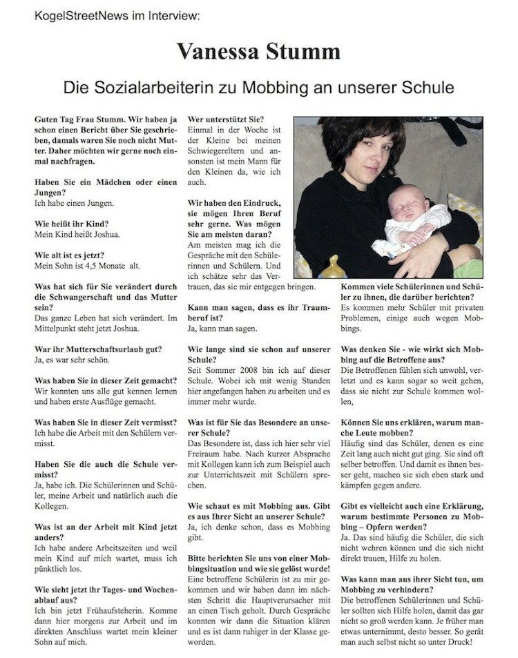 Interview: Frau Stumm Interview: Frau Stumm