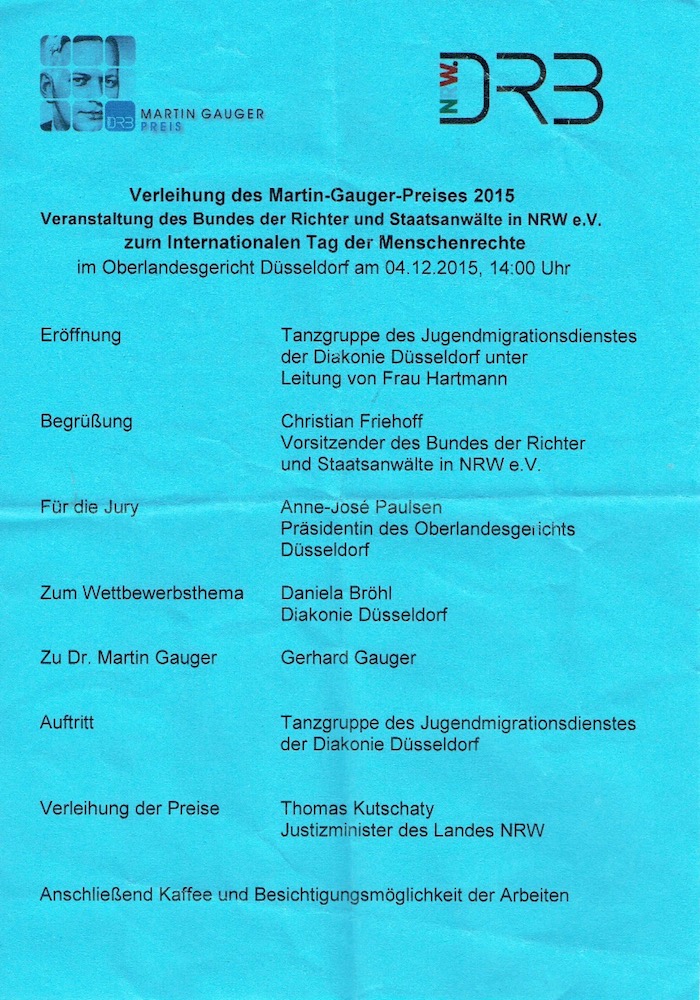 2015Martin-Gauger-Preis 2015Martin-Gauger-Preis